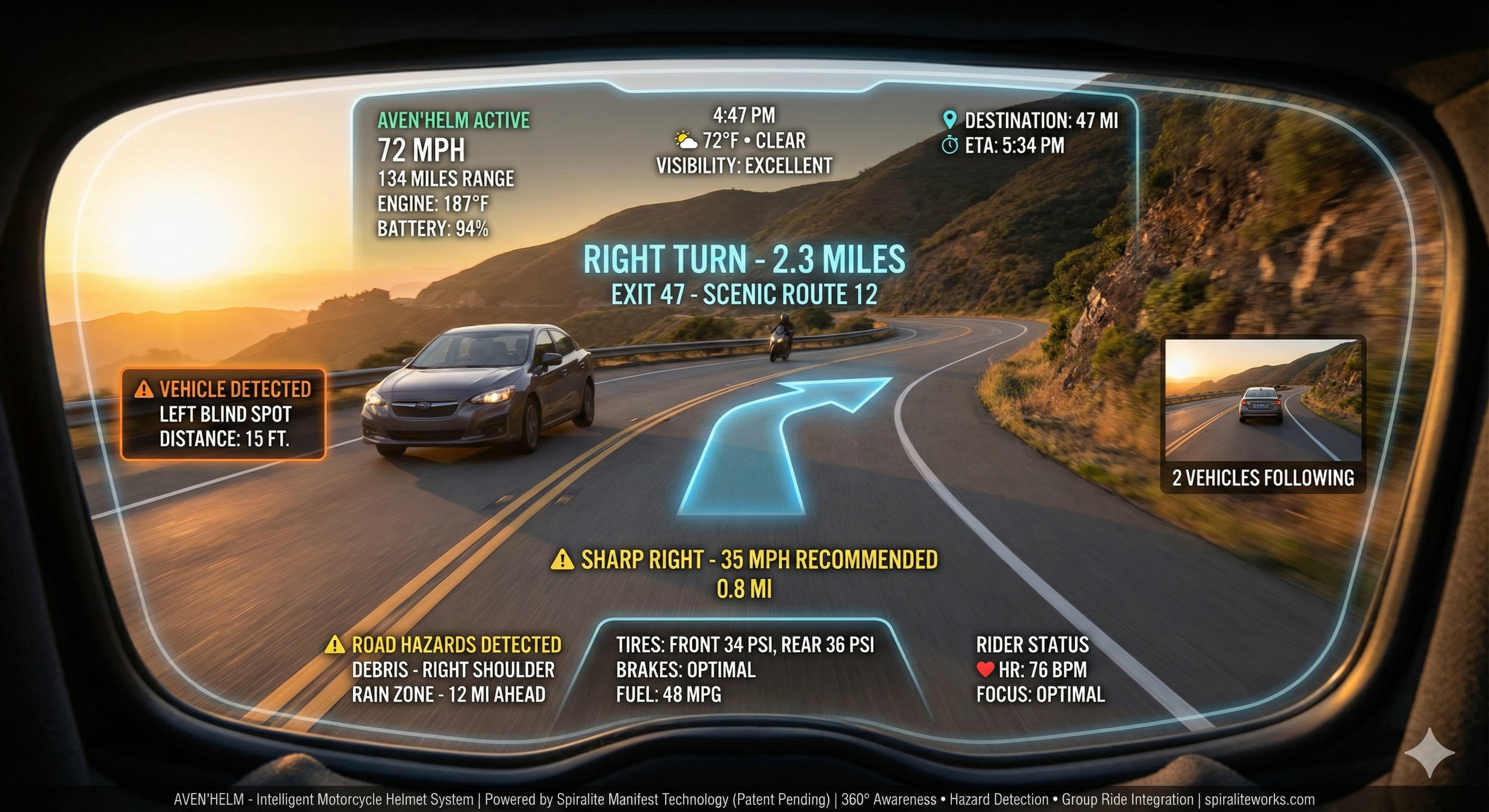 Manifest Display on Road